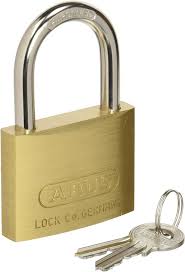 Abus 35107 - Modern Nyckellås i Mässing (30 mm)