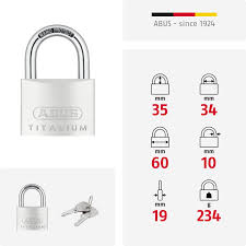 ABUS Titalium 64TI/60 Hänglås – Säkert Källarlås