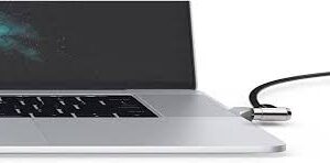 Ledge Macbook Pro Touch Bar Låsadapter – Trådbundet Lås – Silver