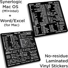 Synerlogic Mac OS Genvägar: Word & Excel Klistermärken